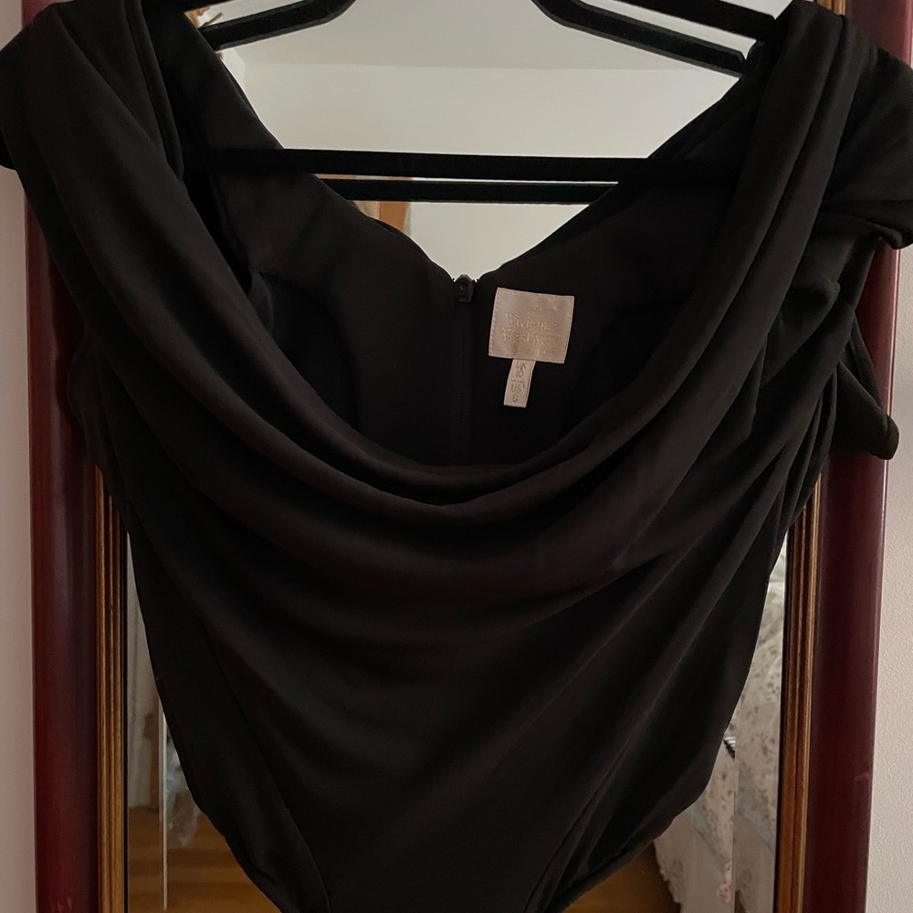 Vivienne Westwood Rare Vintage Gold Label Draped Corset Pristine Sz US 6
